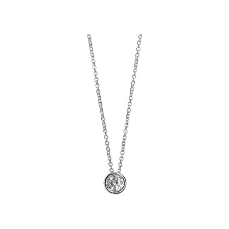 Collier Isabelle Barrier en or blanc et diamants naturels